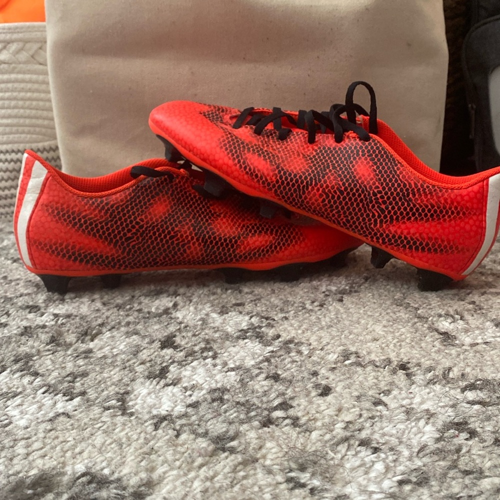 Adidas F5 FG Solar Red Black Design Soccer Cleats B34862